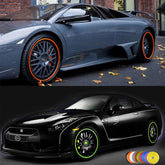 Universal Decorative Scratchproof Stickup 8M Flexible Car Wheel Hub TRIM Mouldings Decoration Strip